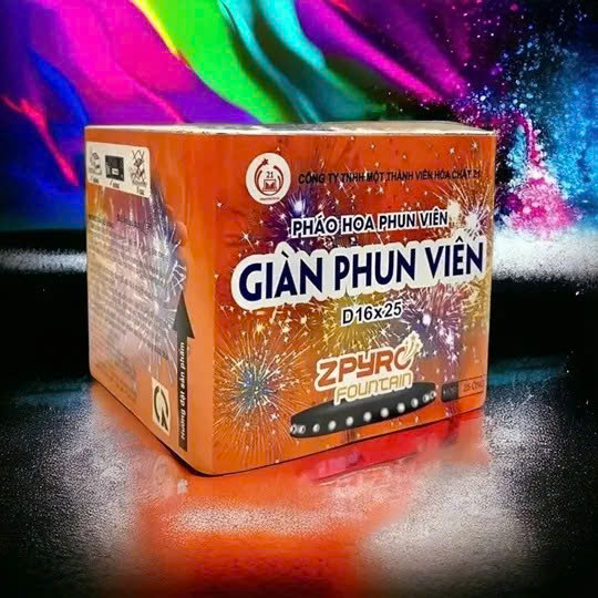 GIÀN PHUN VIÊN ĐẶC BIỆT 2025 - 25 ỐNG